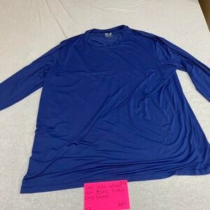 Cool Blue long sleeve athletic shirt men XXL. SKU347#long sleeve